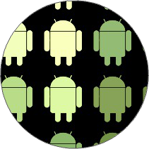 Android Feketén