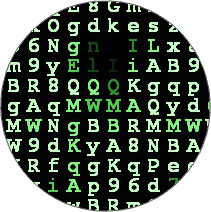 Matrix Letters / Green